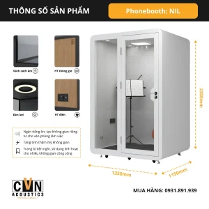 Alternative view of Phonebooth văn phòng cao cấp NIL