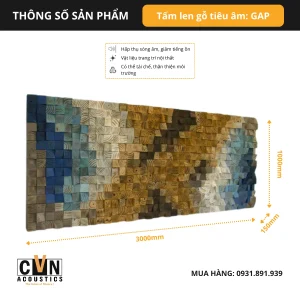 Alternative view of Tấm gỗ tiêu tán âm ION