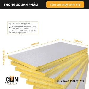 Alternative view of Tấm sợi thuỷ tinh cách âm VIB